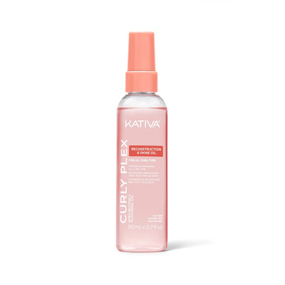 Kativa Curly Plex Curl Repair &amp; Shine Curly Hair Care Oil 110 ml