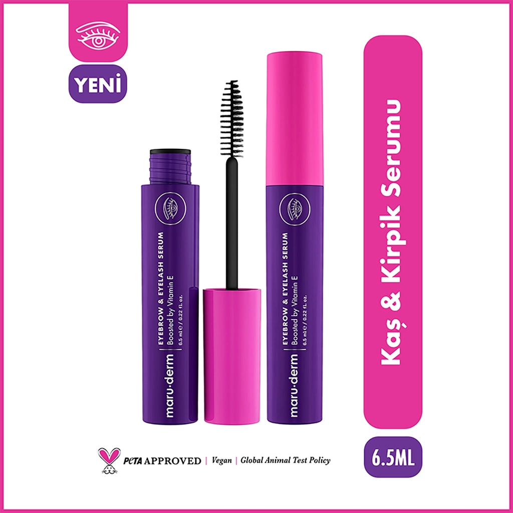 Maruderm Eyebrow &amp; Eyelash Serum Fortified with Vitamin E 6.5 ml