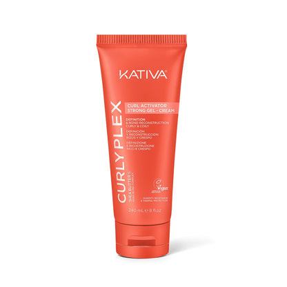 Kativa Curly Plex Powerful Curl Defining Styling Gel Cream 240 ml