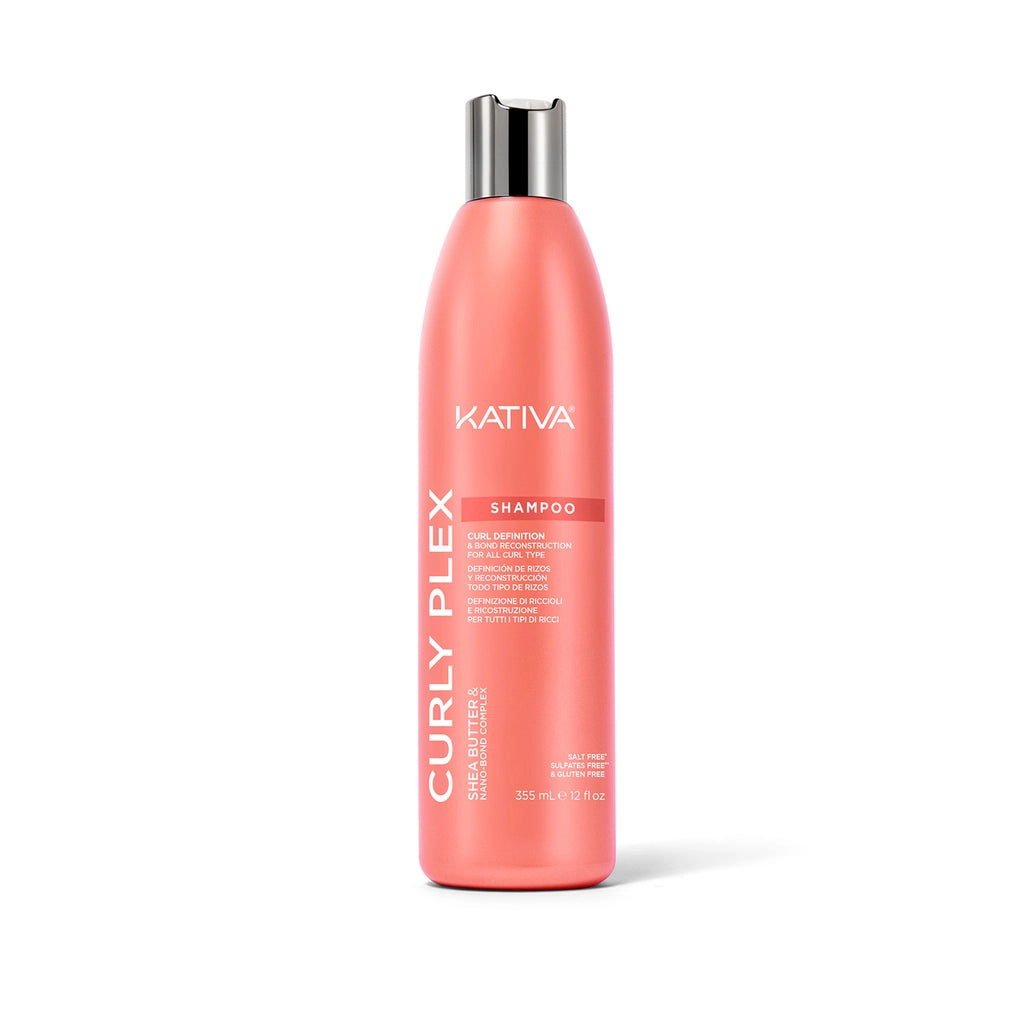 Kativa Curly Plex Curl Defining &amp; Bond Repairing Shampoo 355 ml