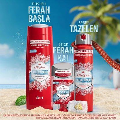 Old Spice Cold Spice 3 in 1 Shower Gel 400 ml