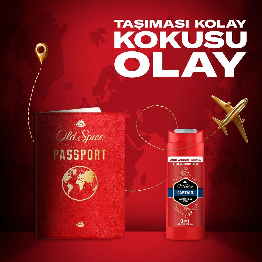 Old Spice Captain 3 in 1 Shower Gel 90 ml