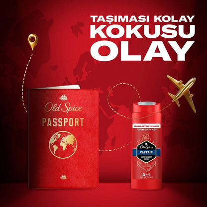 Old Spice Captain 3 in 1 Shower Gel 90 ml