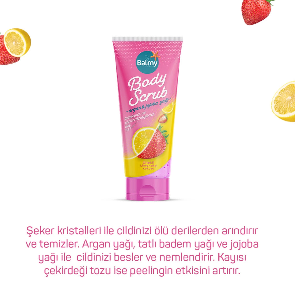 Balmy Body Peeling Strawberry Lemonade 250 gr