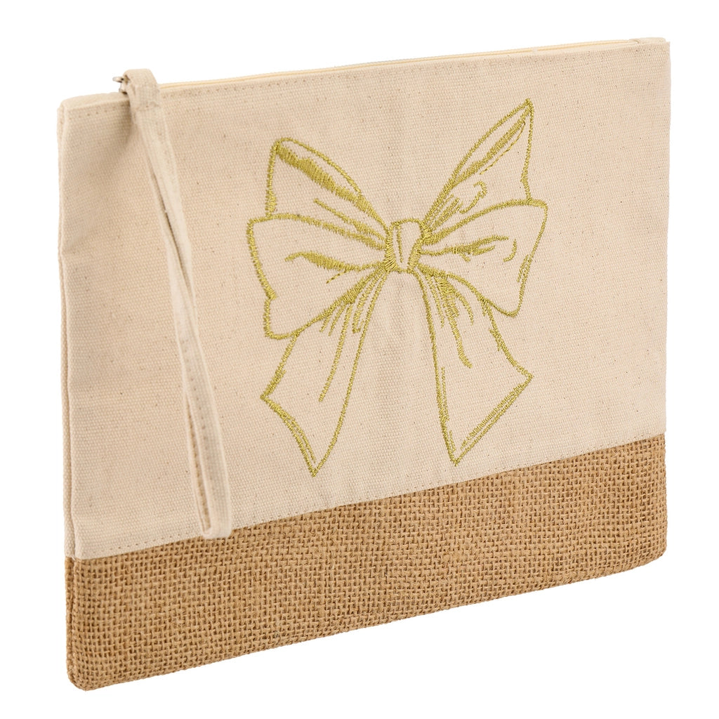 Eklips Ribbon Patterned Clutch Bag