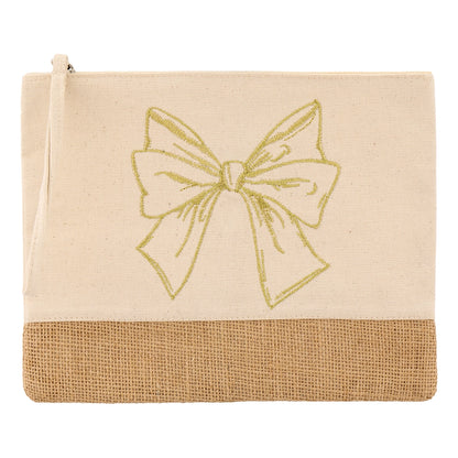 Eklips Ribbon Patterned Clutch Bag