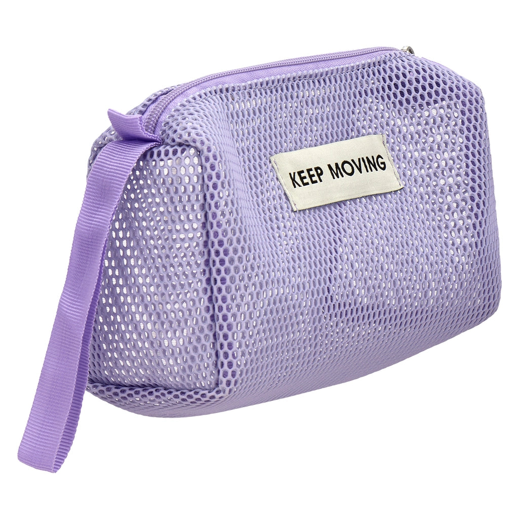 Eklips Lilac Mesh Makeup Bag