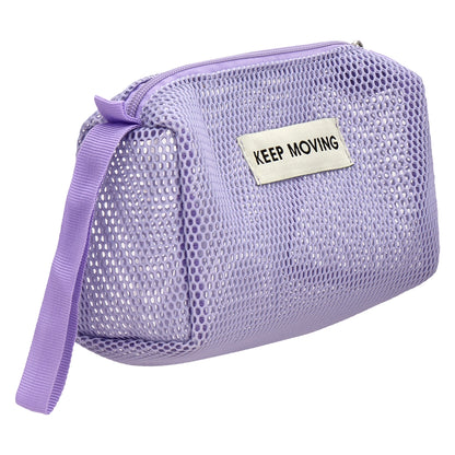 Eklips Lilac Mesh Makeup Bag
