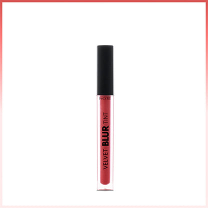 Note Velvet Blur Tint Velvet Finish Moisturizing Matte Lipstick 04 Rust Red