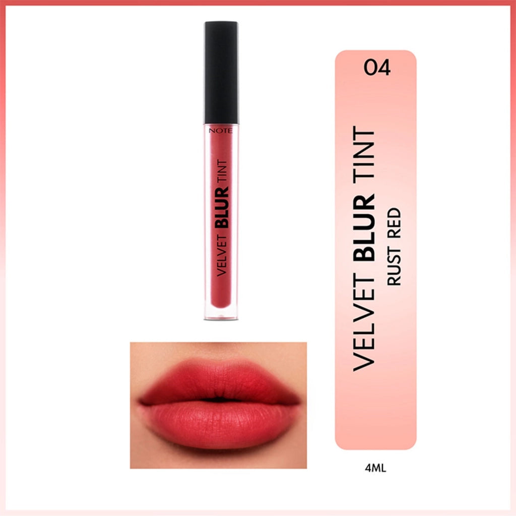 Note Velvet Blur Tint Velvet Finish Moisturizing Matte Lipstick 01 Velvet Nude