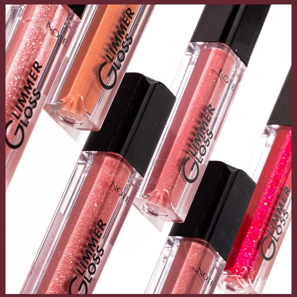 Note Glimmer Gloss Shimmering Moisturizing Lip Gloss 40 Rosy Wood