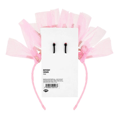 Eklips Happy Birthday Crown Pink