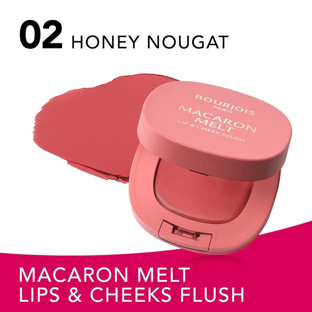 Bourjois Macaron Melt Lips &amp; Cheek Blush 02 Honey Nougat