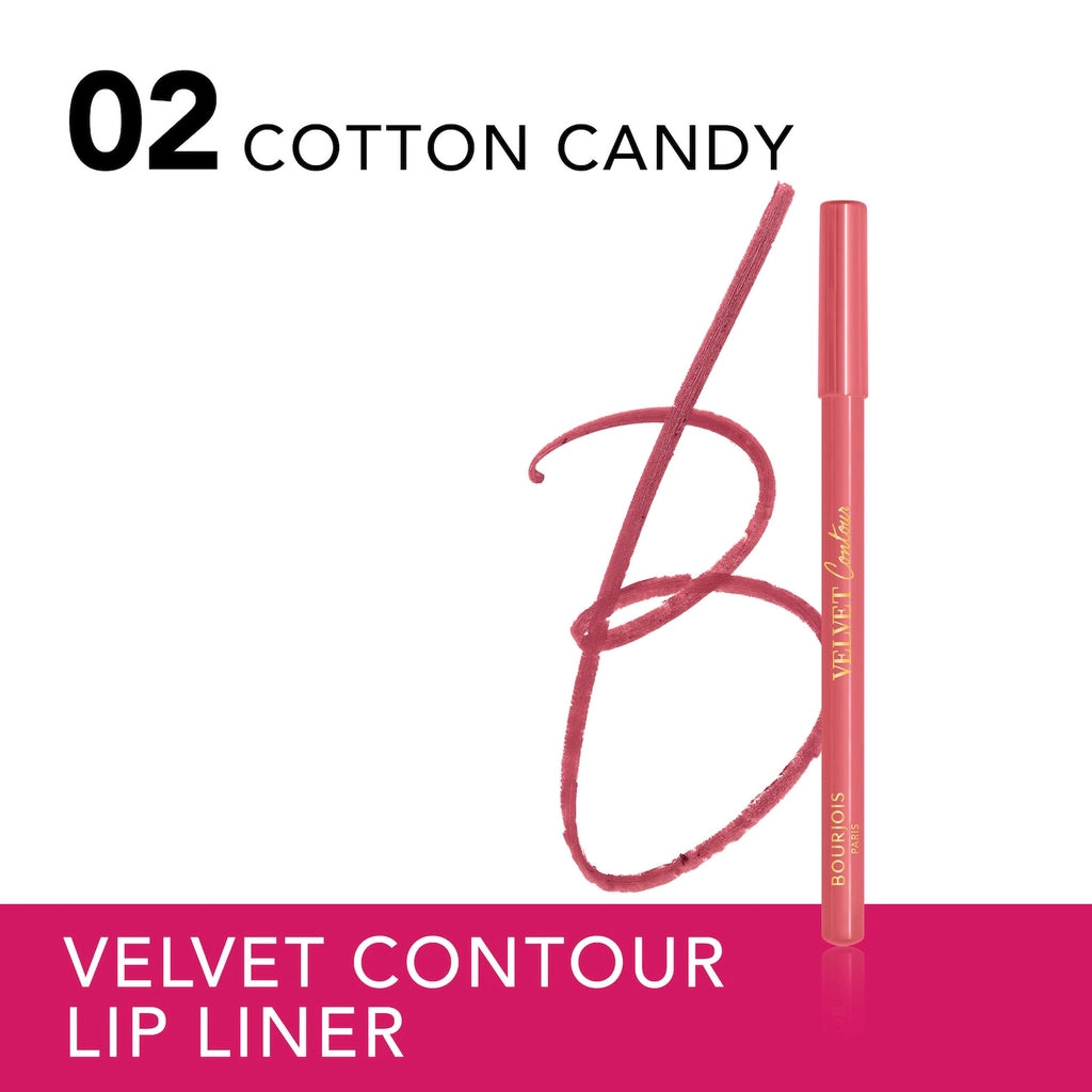 Bourjois Velvet Contour Lip Pencil 02 Cotton Candy