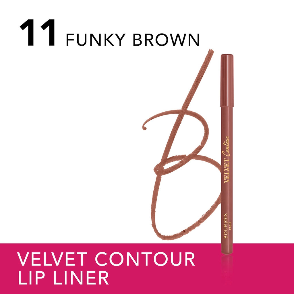 Bourjois Velvet Contour Lip Pencil 11 Funky Brown