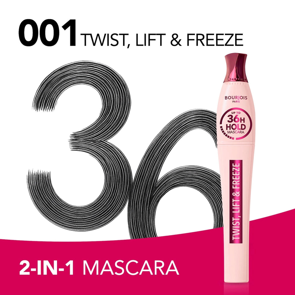 Bourjois Twist Up Volume 2 in 1 Mascara 001 Twist &amp; Lift &amp; Freeze