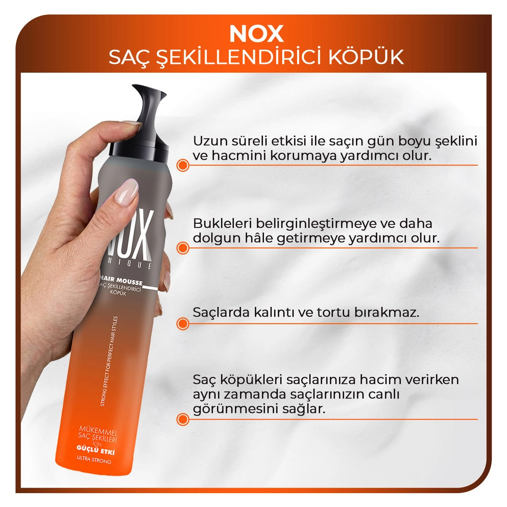 Morfose Nox Hair Mousse 200 ml