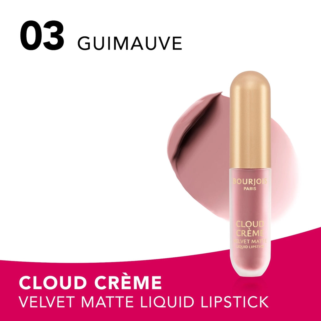 Bourjois Cloud Cream Liquid Lipstick 03 Guimauve
