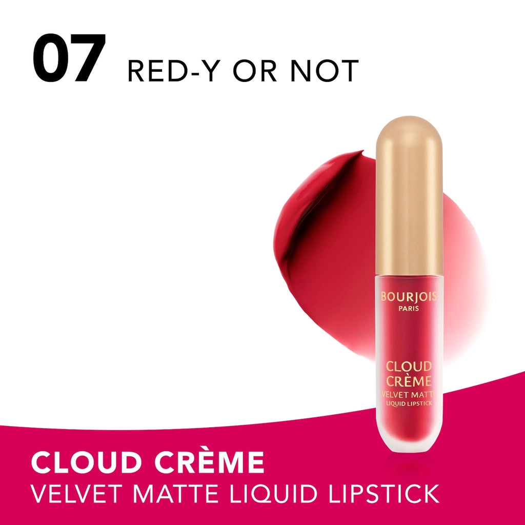 Bourjois Cloud Cream Liquid Lipstick 07 Red-Y Or Not