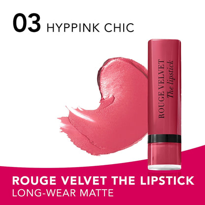Bourjois Rouge Velvet Stick Lipstick 03 Hyppink Chic