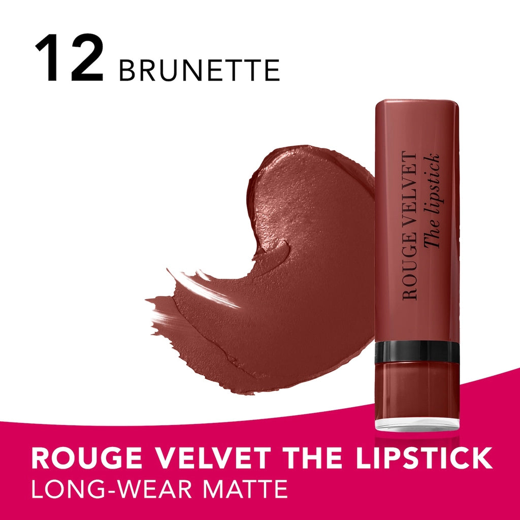 Bourjois Rouge Velvet Stick Lipstick 12 Brunette