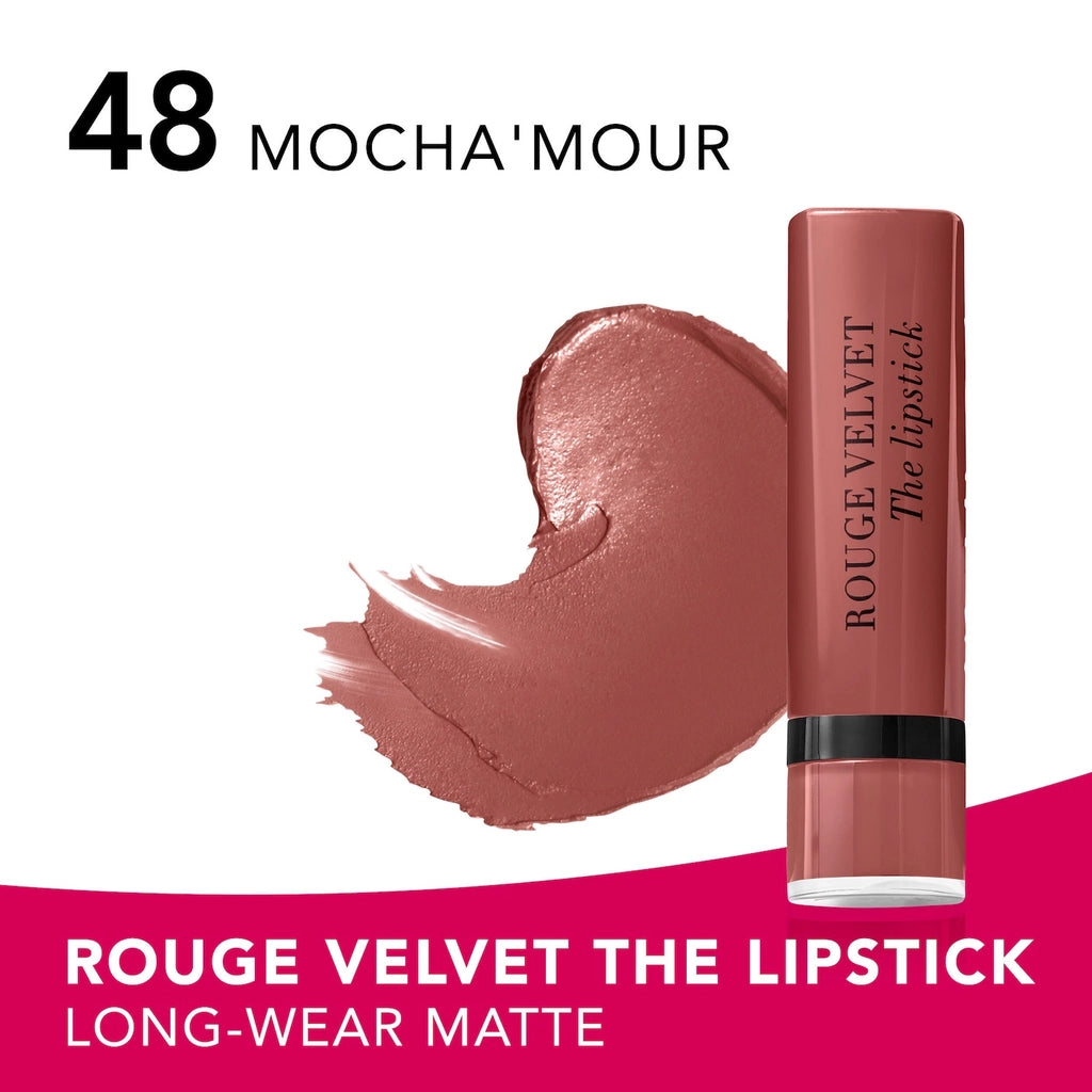 Bourjois Rouge Velvet Stick Lipstick 48 Mocha&