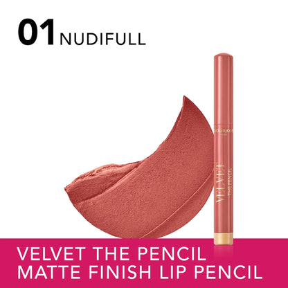 Bourjois Velvet The Pencil Pencil Lipstick 01 Nudifull