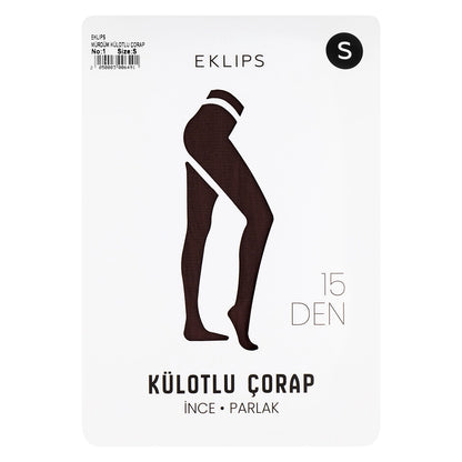 Eklips Plum Pantyhose Size M