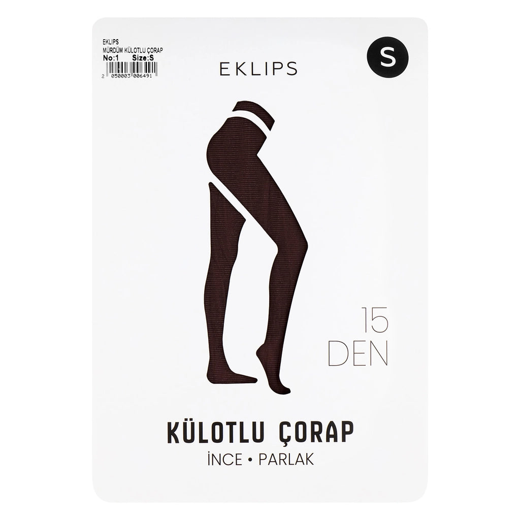 Eklips Plum Pantyhose Size L