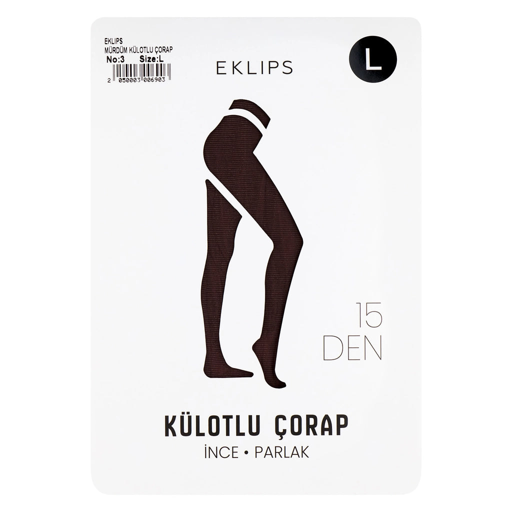 Eklips Plum Pantyhose Size S