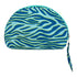 Eklips Blue Green Zebra Pattern Makeup Bag