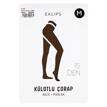 Eklips Cocoa Pantyhose Size L
