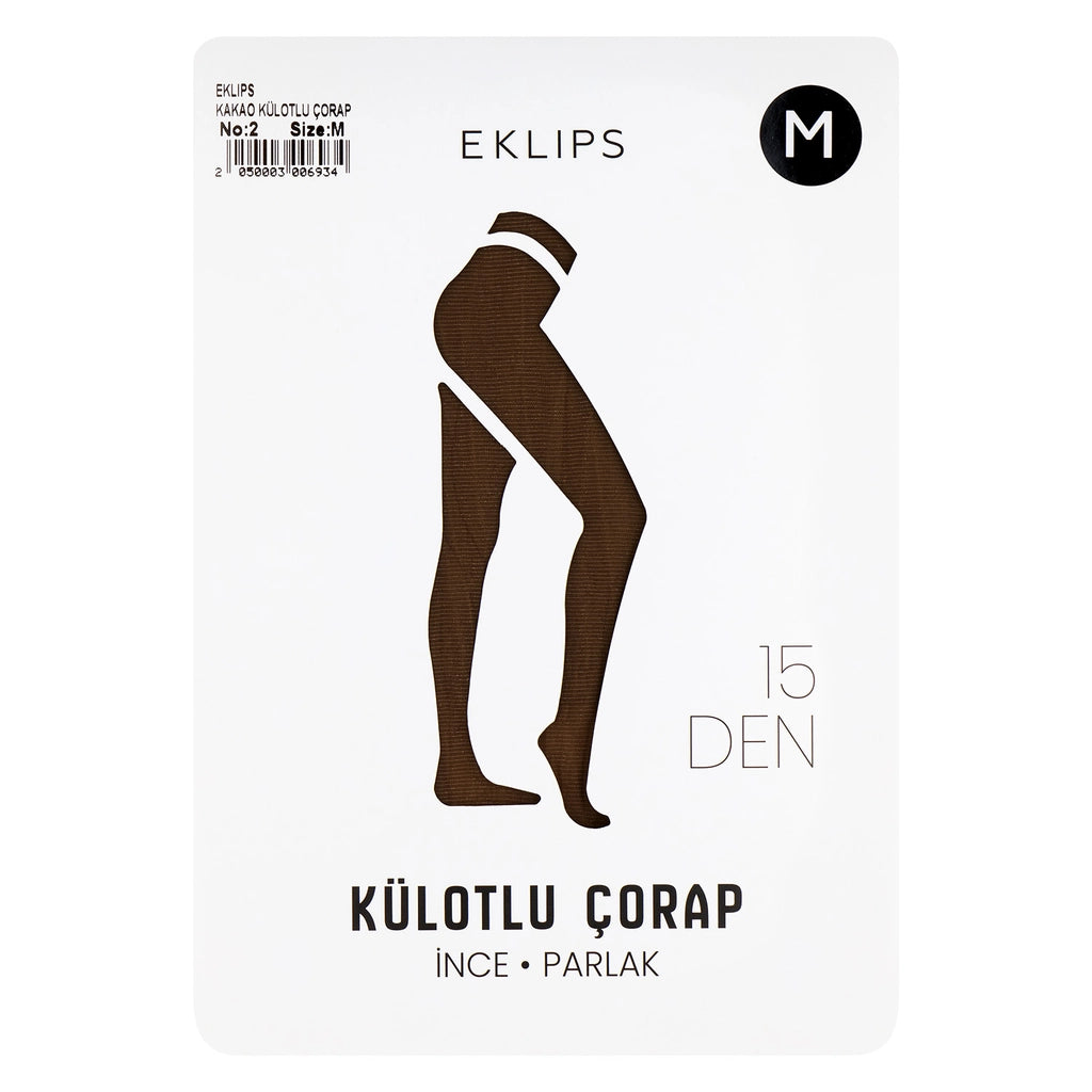 Eklips Cocoa Pantyhose Size S