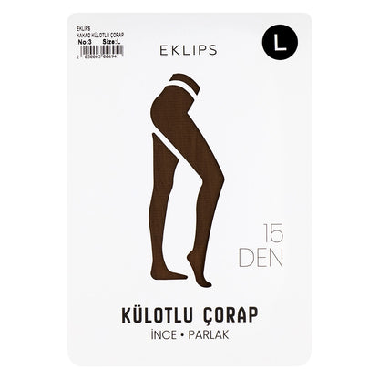Eklips Cocoa Pantyhose Size L