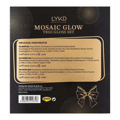 LYKD Mosaic Trio Lip Gloss Set
