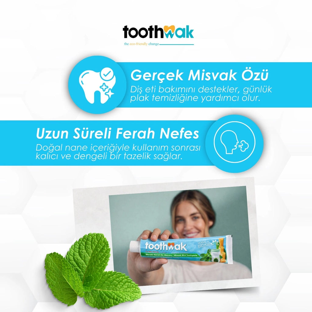 Toothwak Miswak Mint Toothpaste 75 ml