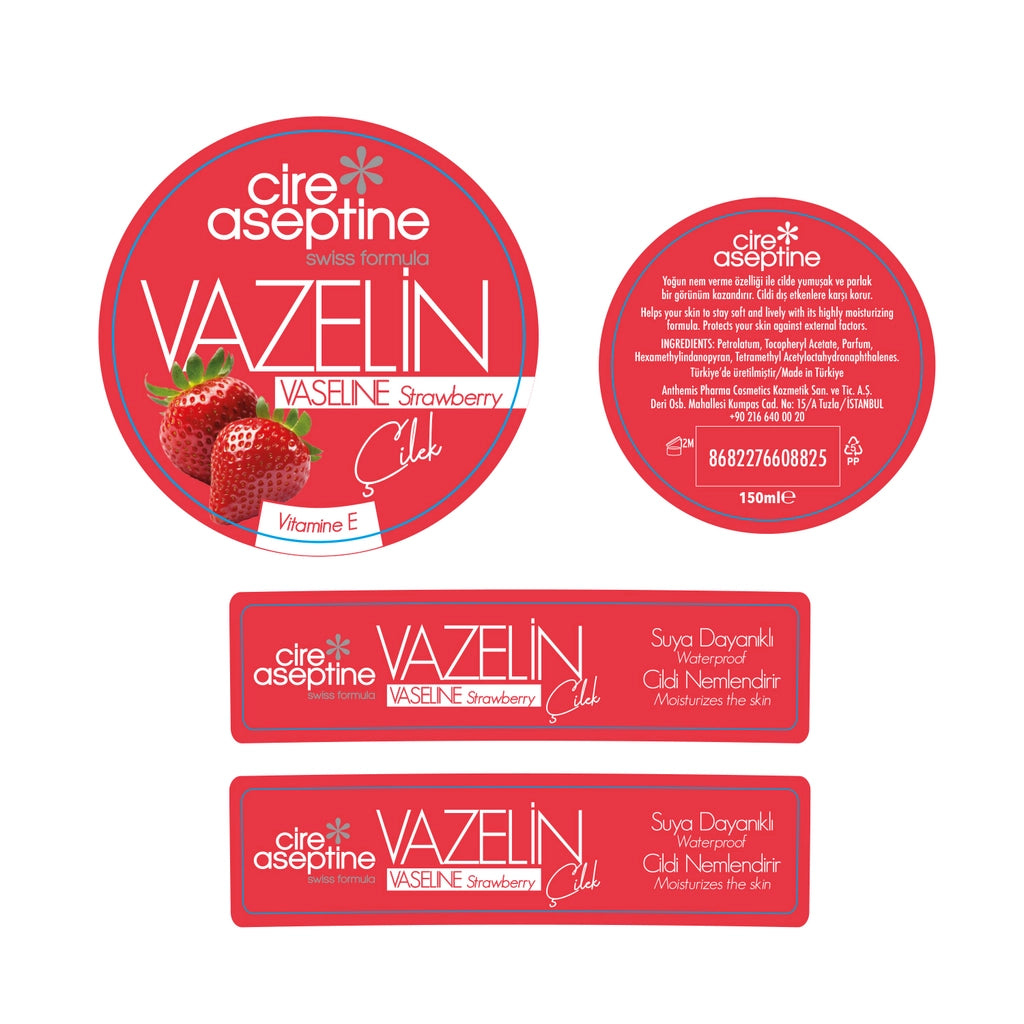 Cire Aseptine Strawberry Vaseline 150 ml