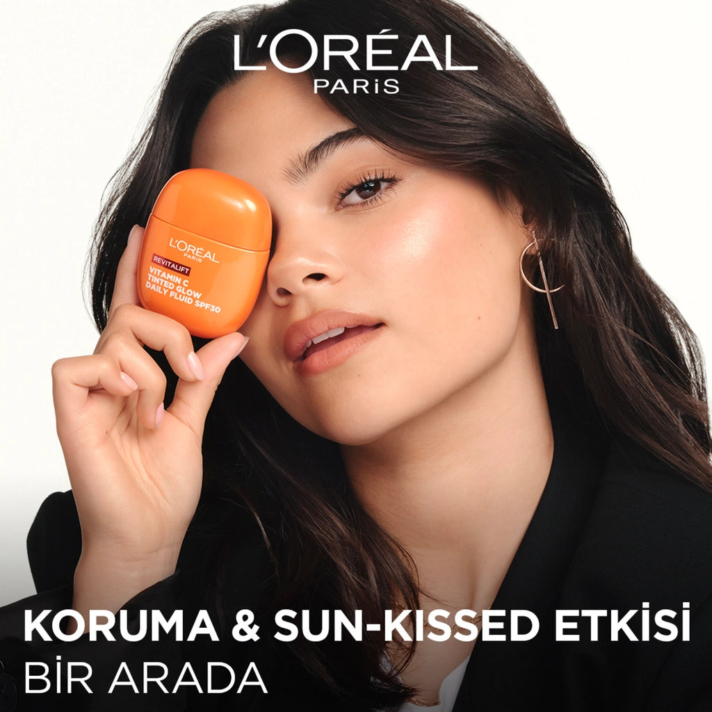 Loreal Paris Revitalift Clinical Colorful Radiant SPF30 Moisturizing Facial Sunscreen with Vitamin C 40 ml