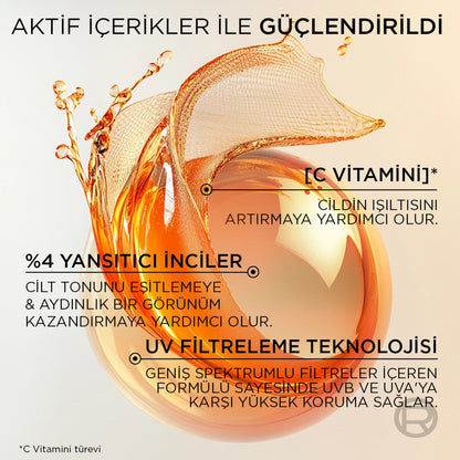 Loreal Paris Revitalift Clinical Colorful Radiant SPF30 Moisturizing Facial Sunscreen with Vitamin C 40 ml