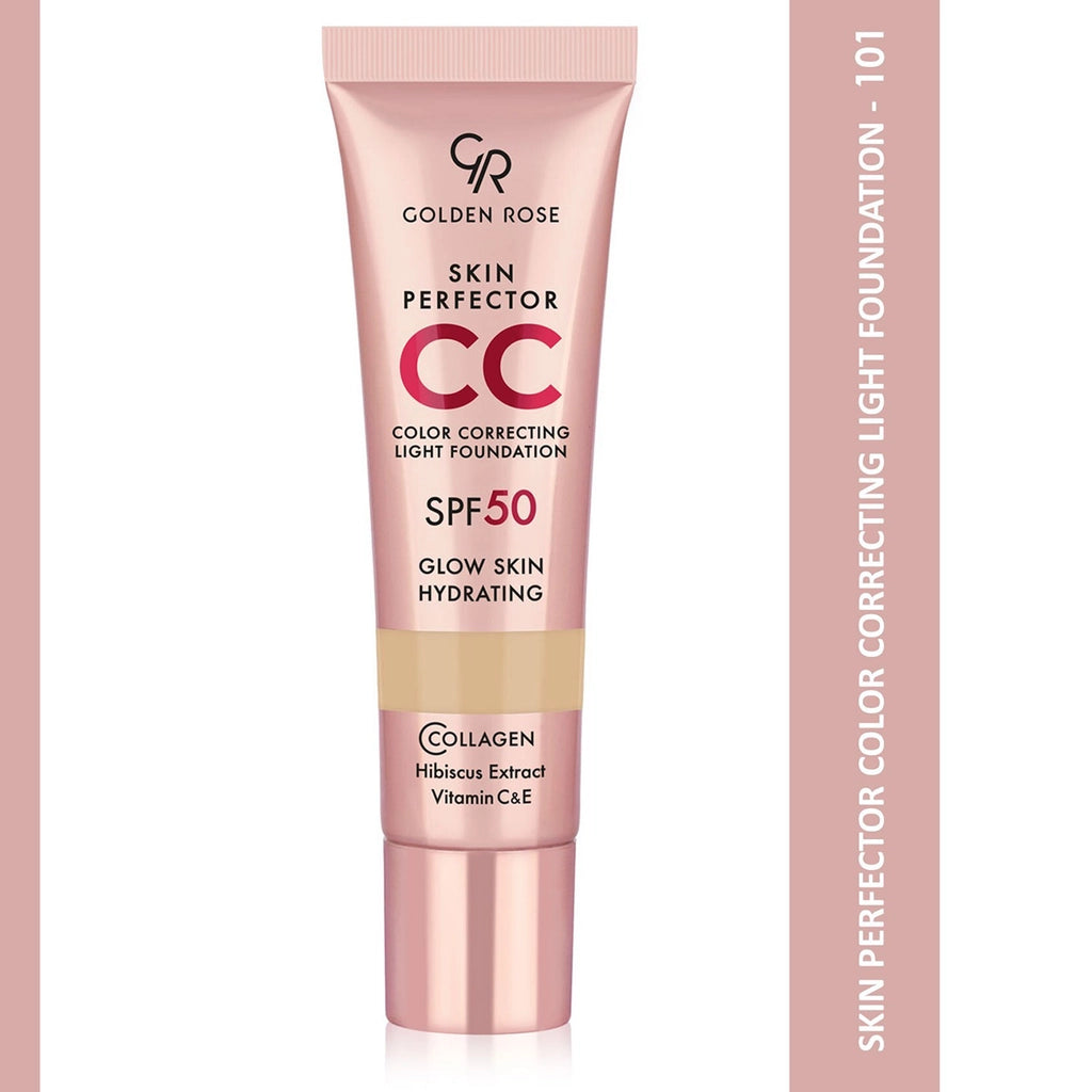Golden Rose Skin Perfect CC SPF50 Foundation 101 Beige