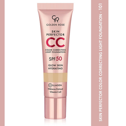 Golden Rose Skin Perfect CC SPF50 Foundation 101 Beige