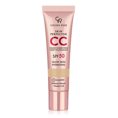 Golden Rose Skin Perfect CC SPF50 Foundation 101 Beige