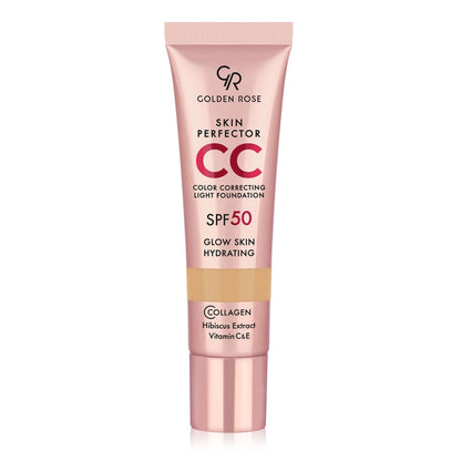 Golden Rose Skin Perfect CC SPF50 Foundation 102 Neutral