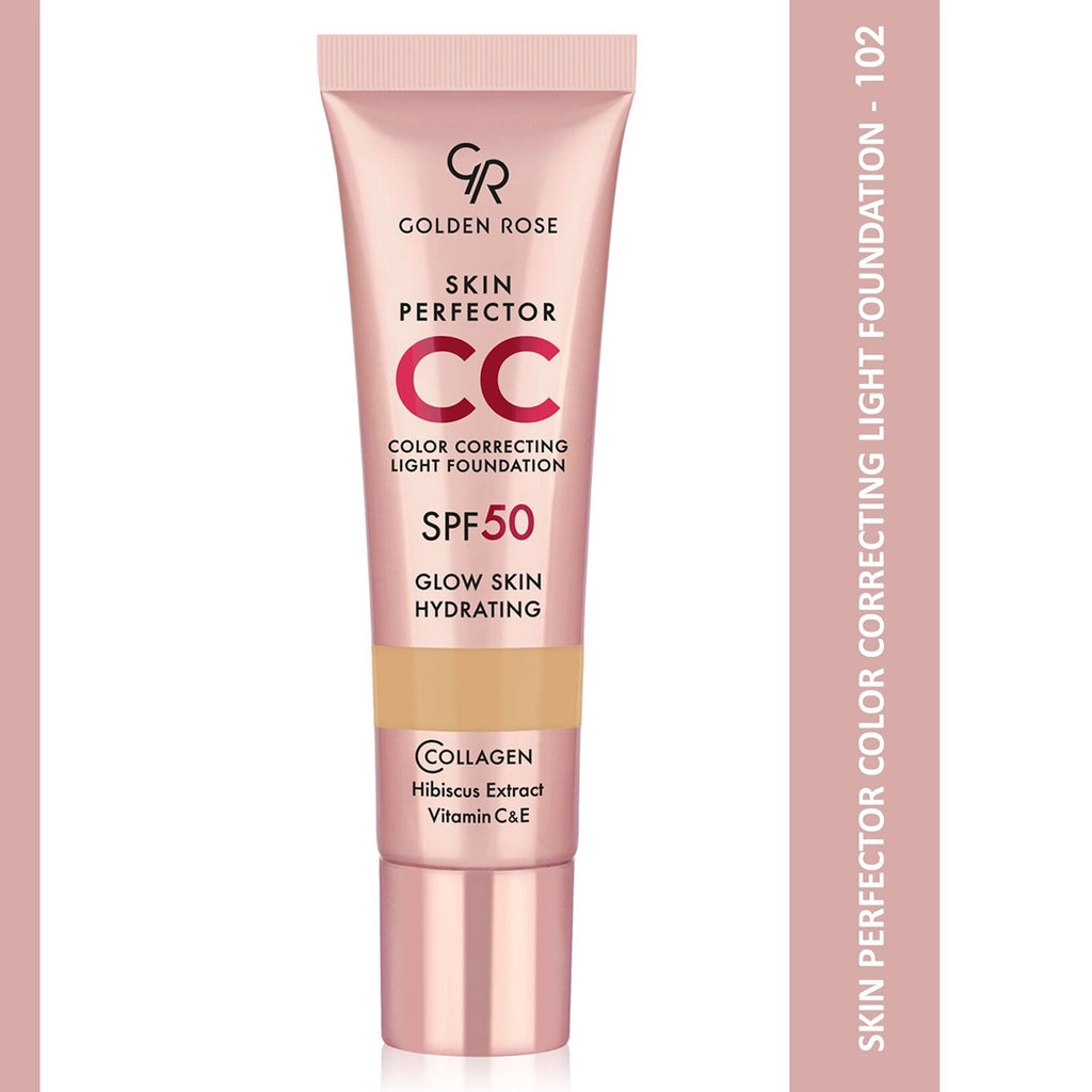 Golden Rose Skin Perfect CC SPF50 Foundation 105 Caramel