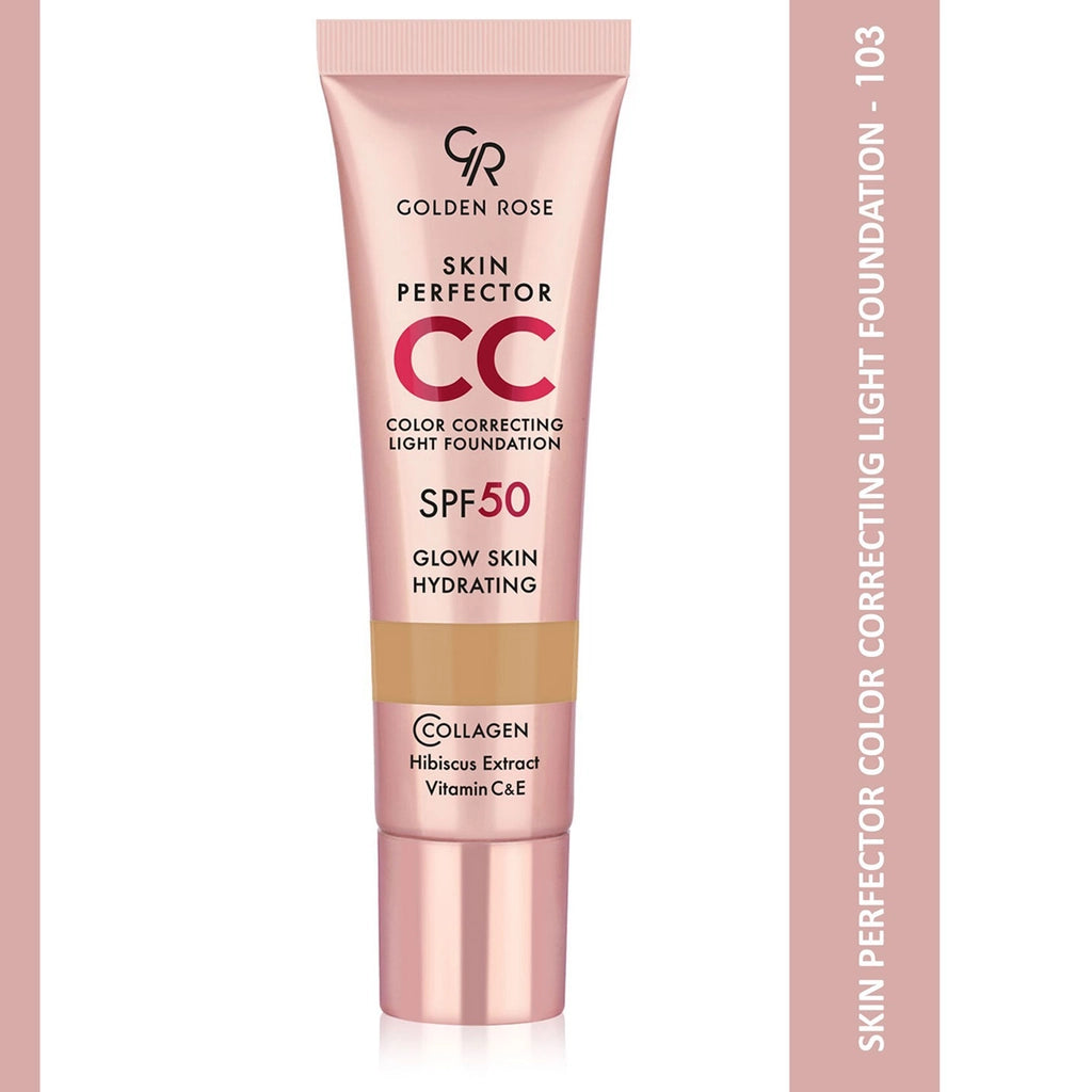 Golden Rose Skin Perfect CC SPF50 Foundation 105 Caramel