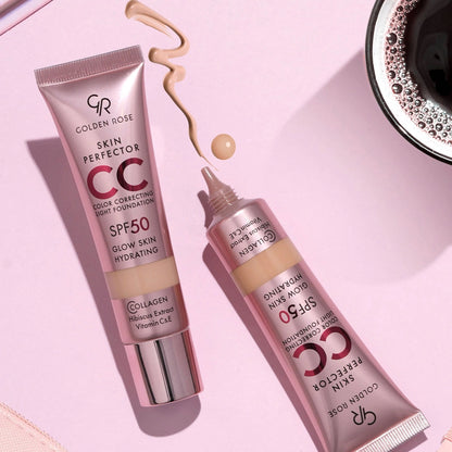 Golden Rose Skin Perfect CC SPF50 Foundation 105 Caramel