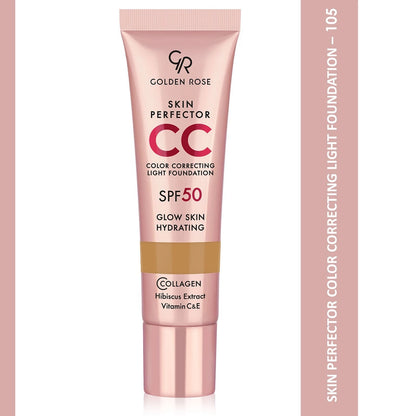 Golden Rose Skin Perfect CC SPF50 Foundation 101 Beige