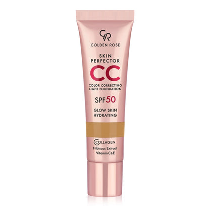 Golden Rose Skin Perfect CC SPF50 Foundation 105 Caramel