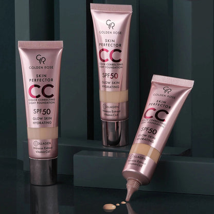 Golden Rose Skin Perfect CC SPF50 Foundation 105 Caramel