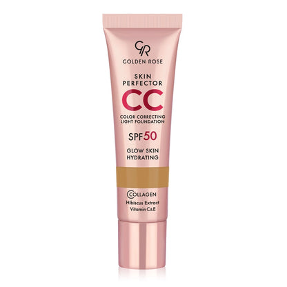Golden Rose Skin Perfect CC SPF50 Foundation 106 Toffee